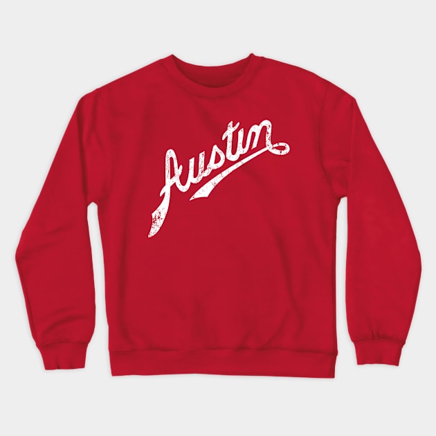 Austin Crewneck Sweatshirt by MindsparkCreative